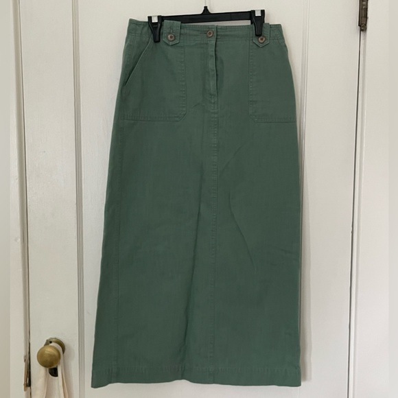 Green Khaki maxi skirt cottage core 💚 - Picture 3 of 4